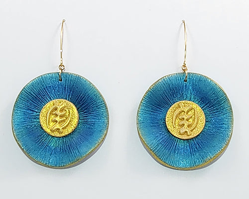Starburst necklace set-Turquoise/blue (ANS- 100)