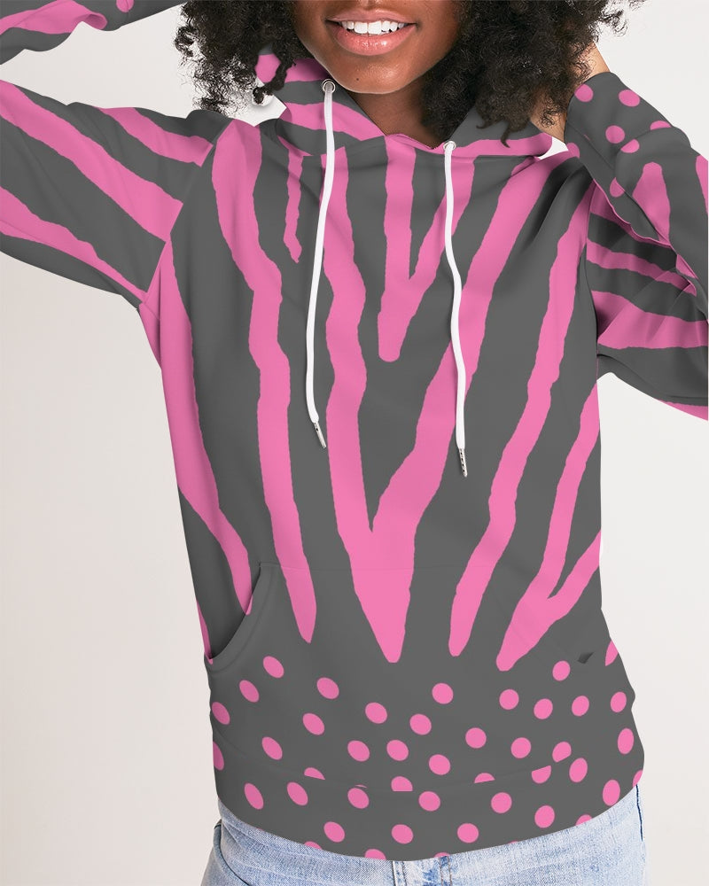 Zebra Pink Women's Hoodie