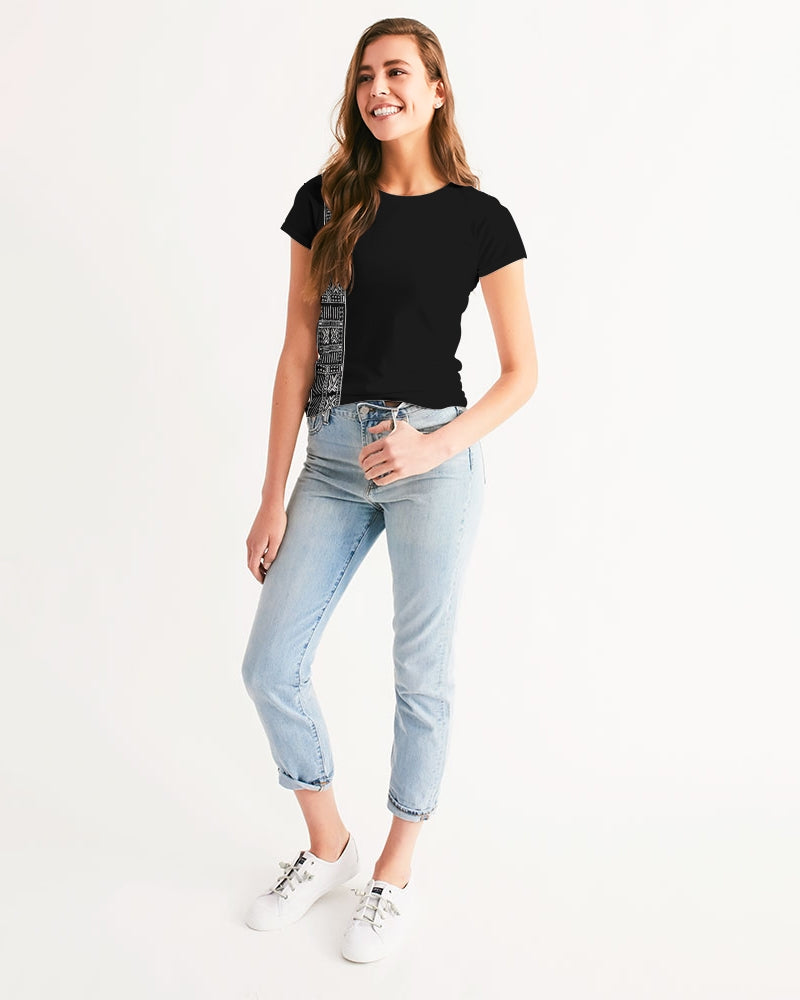 Kente stripe t shirt Women's Tee
