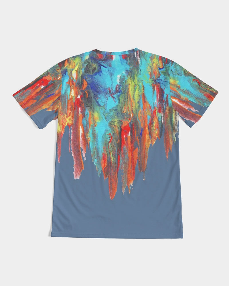 Color Drip Blue Men's Tee