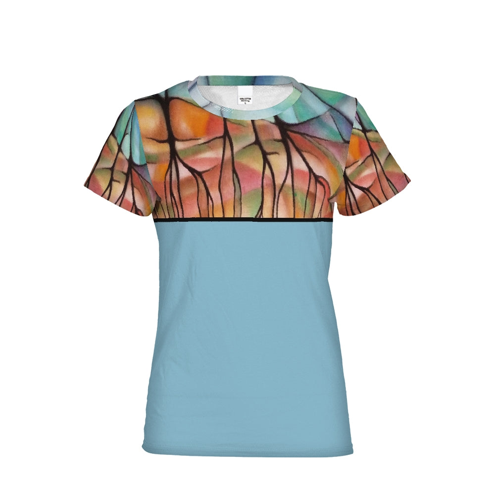 Warm Earth & Tropic Blue Women's Tee
