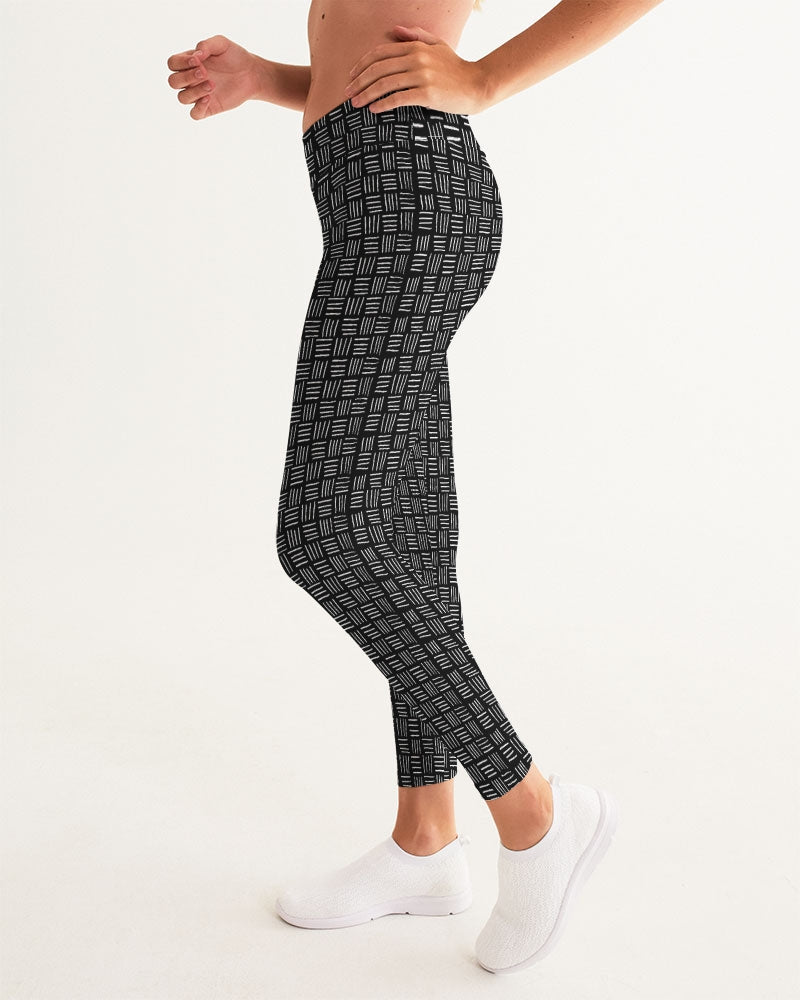 Basket Weave Overall Women's Yoga Pants