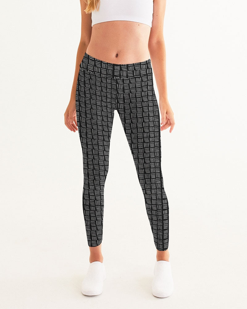 Basket Weave Overall Women's Yoga Pants