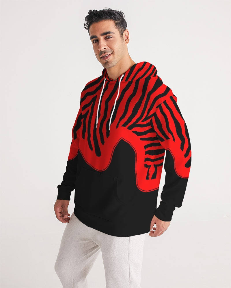 Zebra Red Men's Hoodie