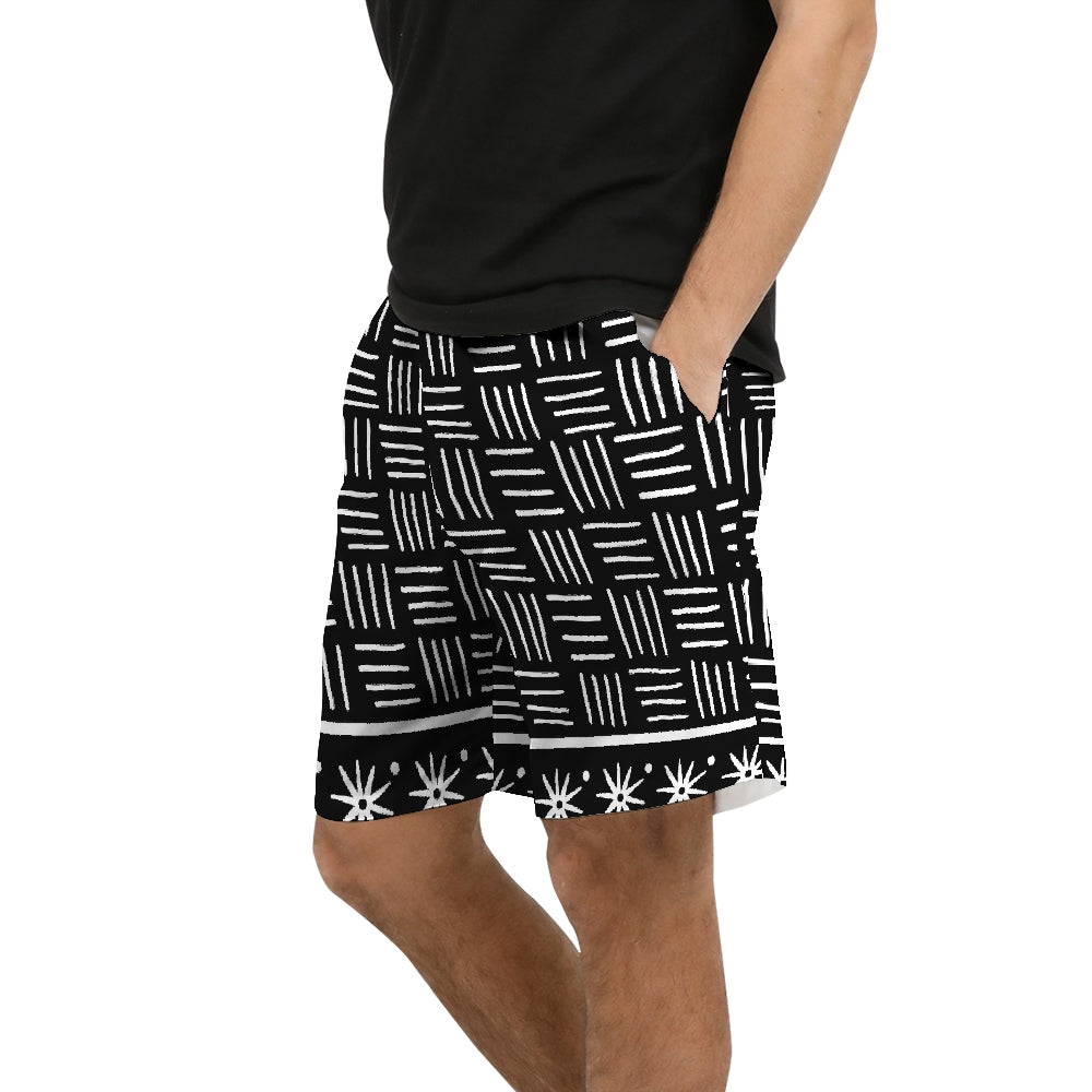 Star Basket Men's Swim Trunk