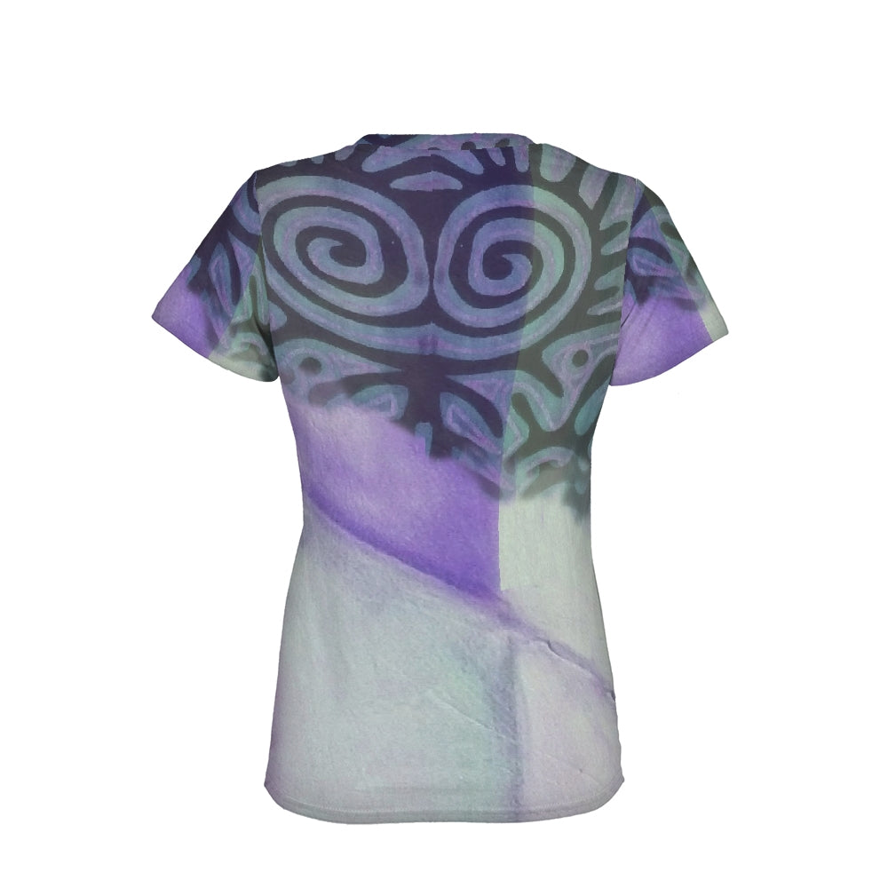 Fabric Queen & Purple Women's Tee