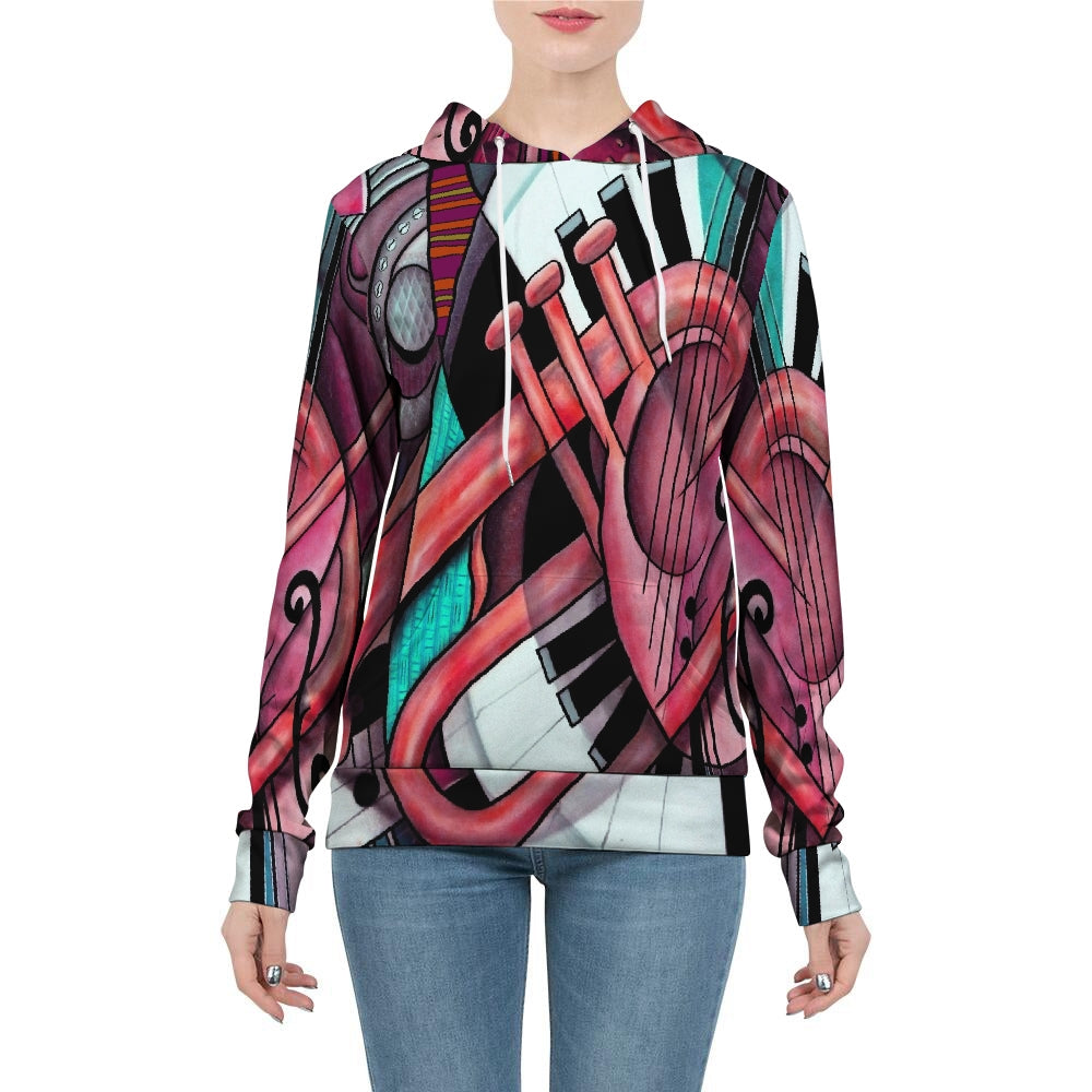 Jazzy Wine Women's Hoodie
