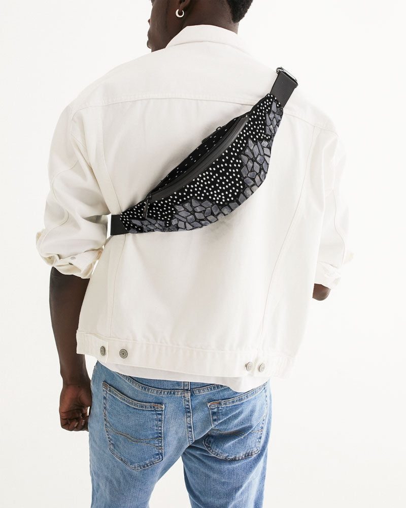 Silver Pebbles Crossbody Sling Bag
