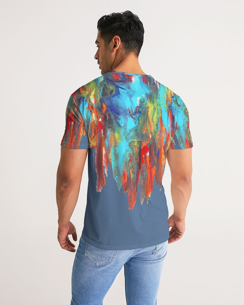Color Drip Blue Men's Tee