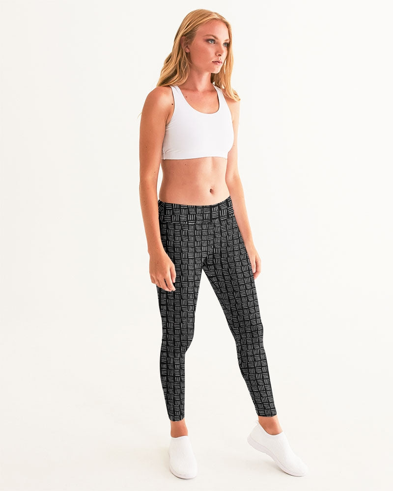 Basket Weave Overall Women's Yoga Pants