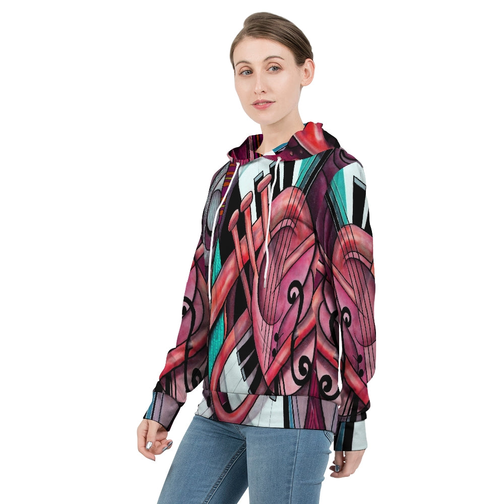 Jazzy Wine Women's Hoodie