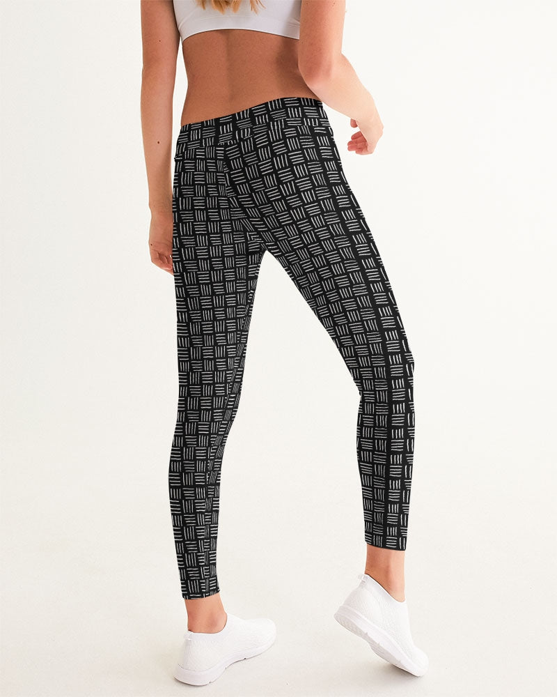 Basket Weave Overall Women's Yoga Pants