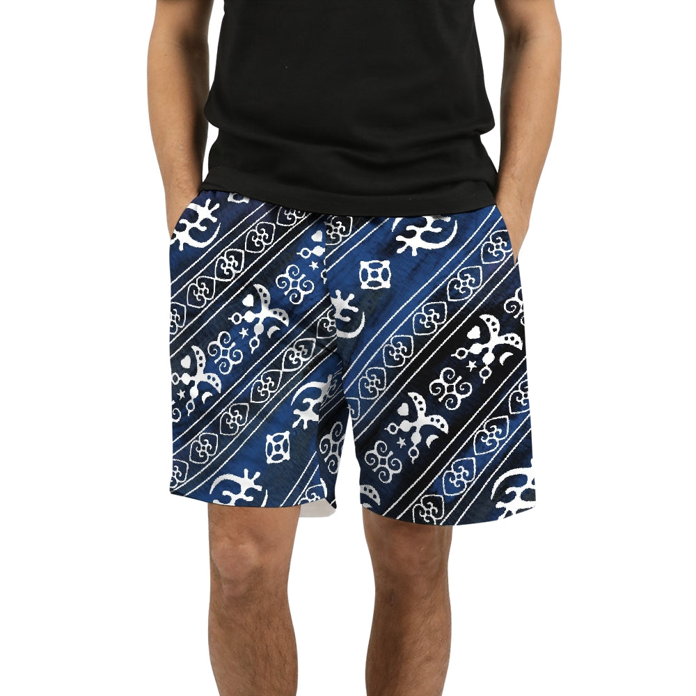 Adinkra Denim Men's Swim Trunk