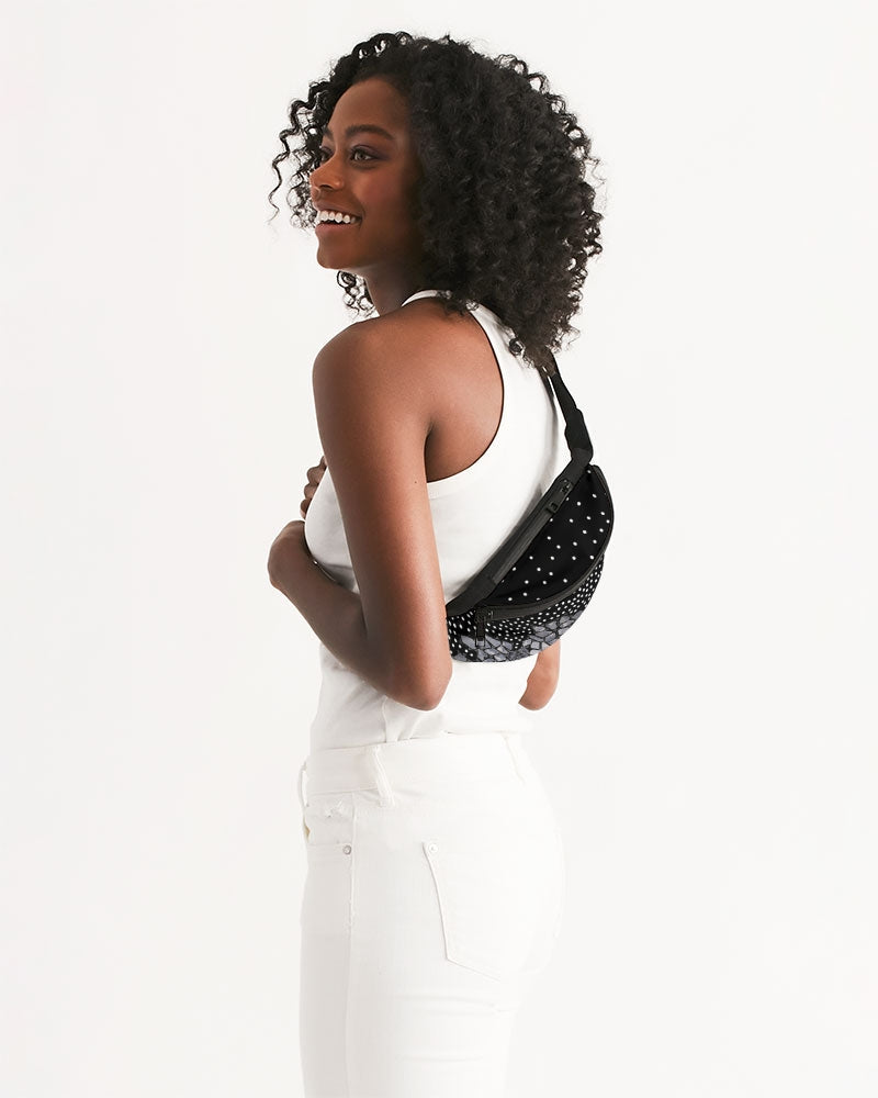 Silver Pebbles Crossbody Sling Bag