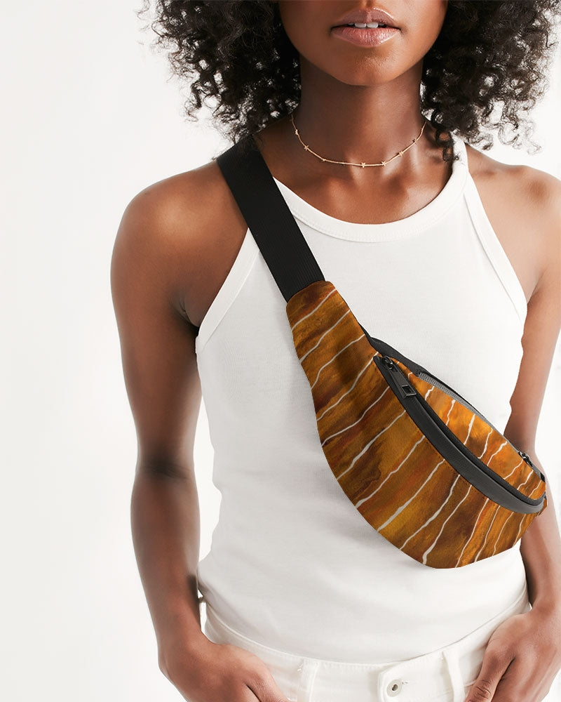 Gradient Stream Rust Crossbody Sling Bag