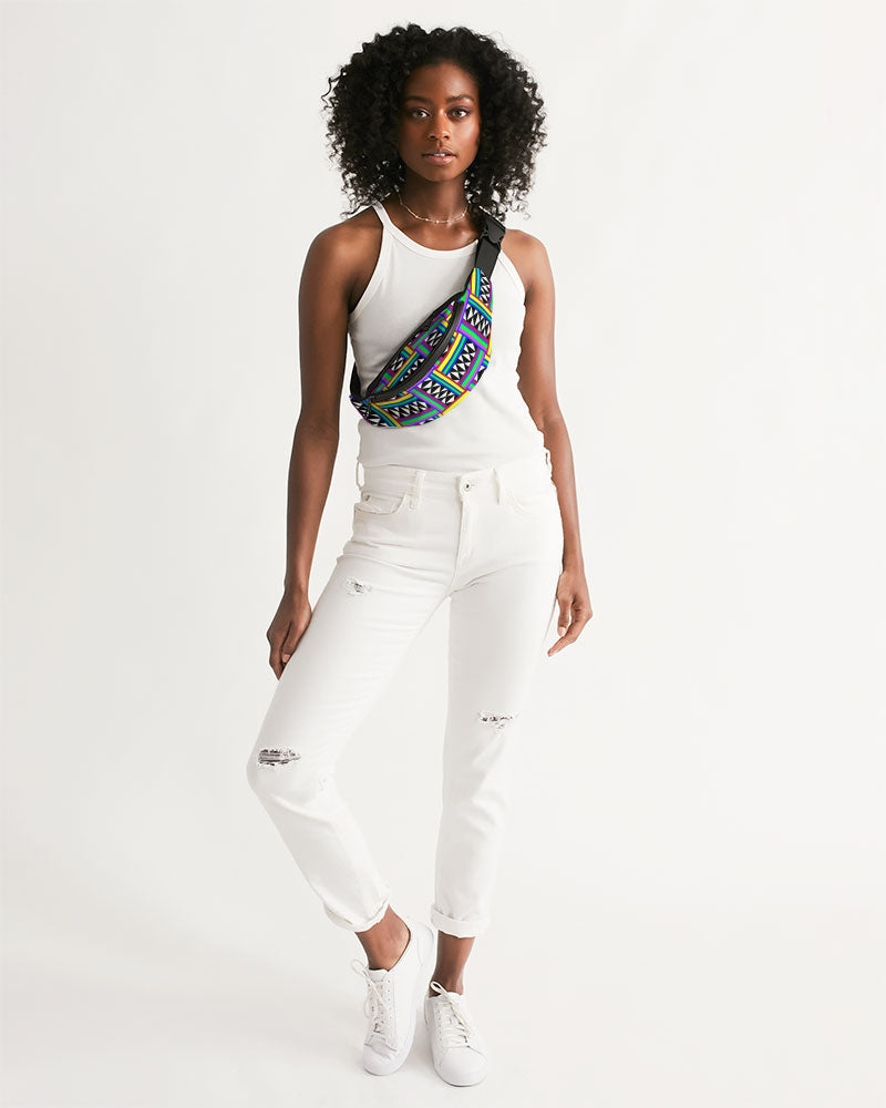 Kente Weave Crossbody Sling Bag