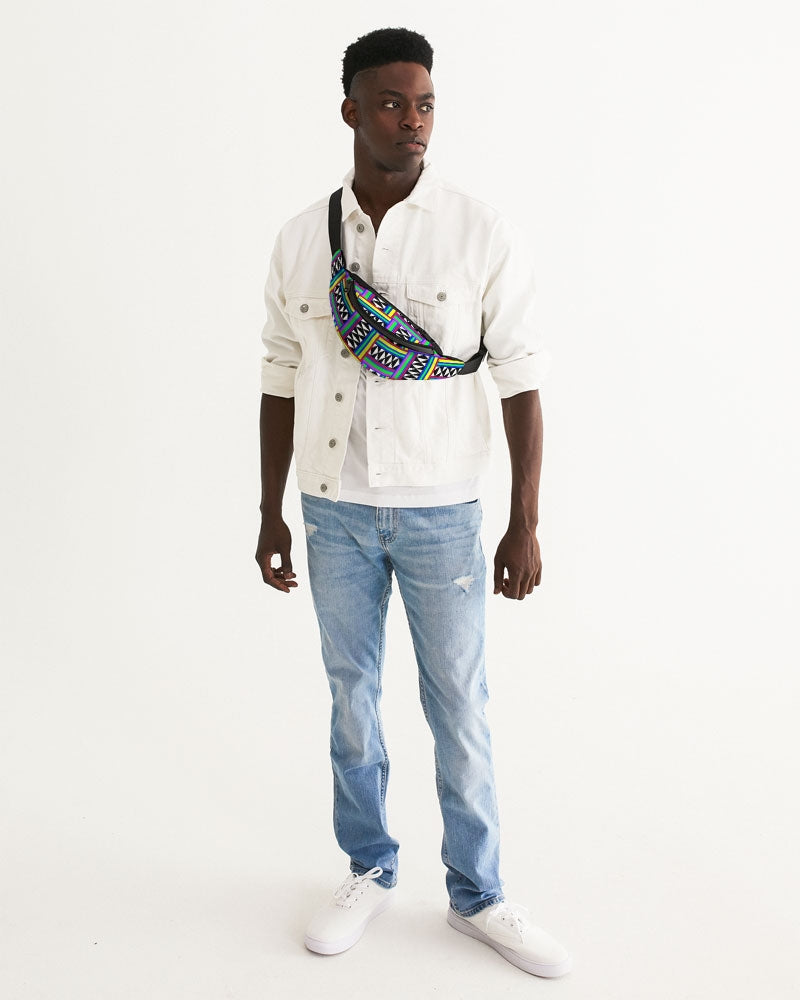 Kente Weave Crossbody Sling Bag