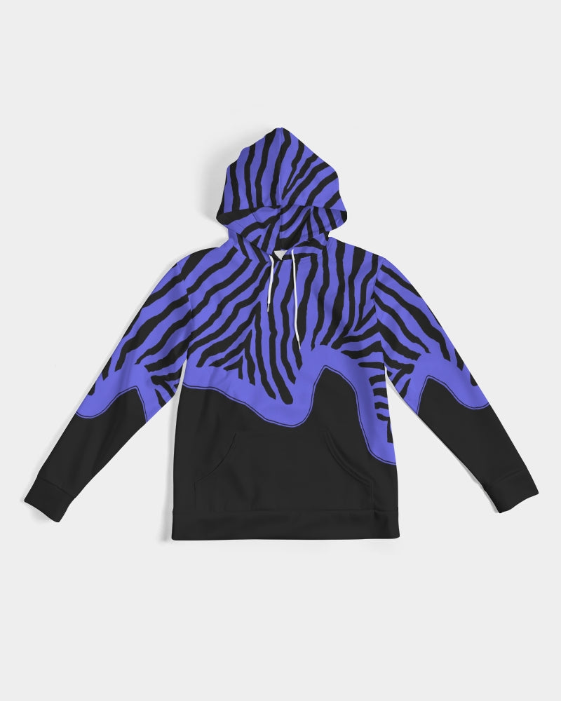 Zebra Blue Men's Hoodie