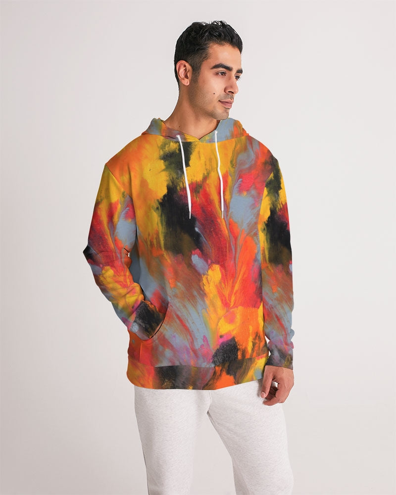 Orange Fling Men's Hoodie