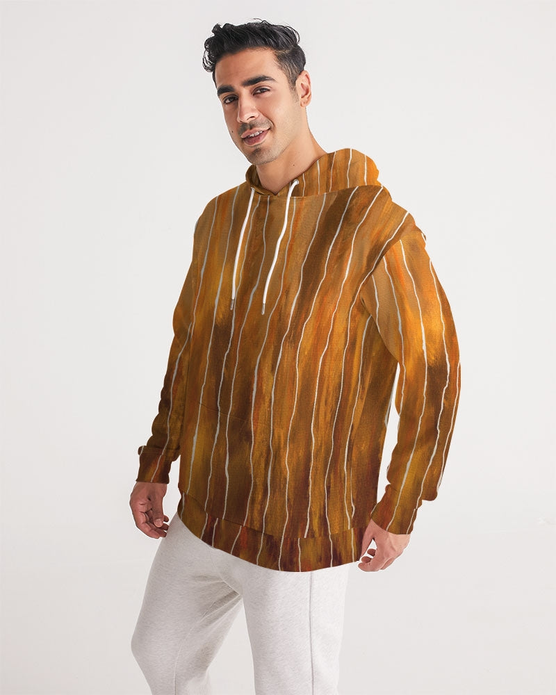 Gradient Stream Rust Men's Hoodie