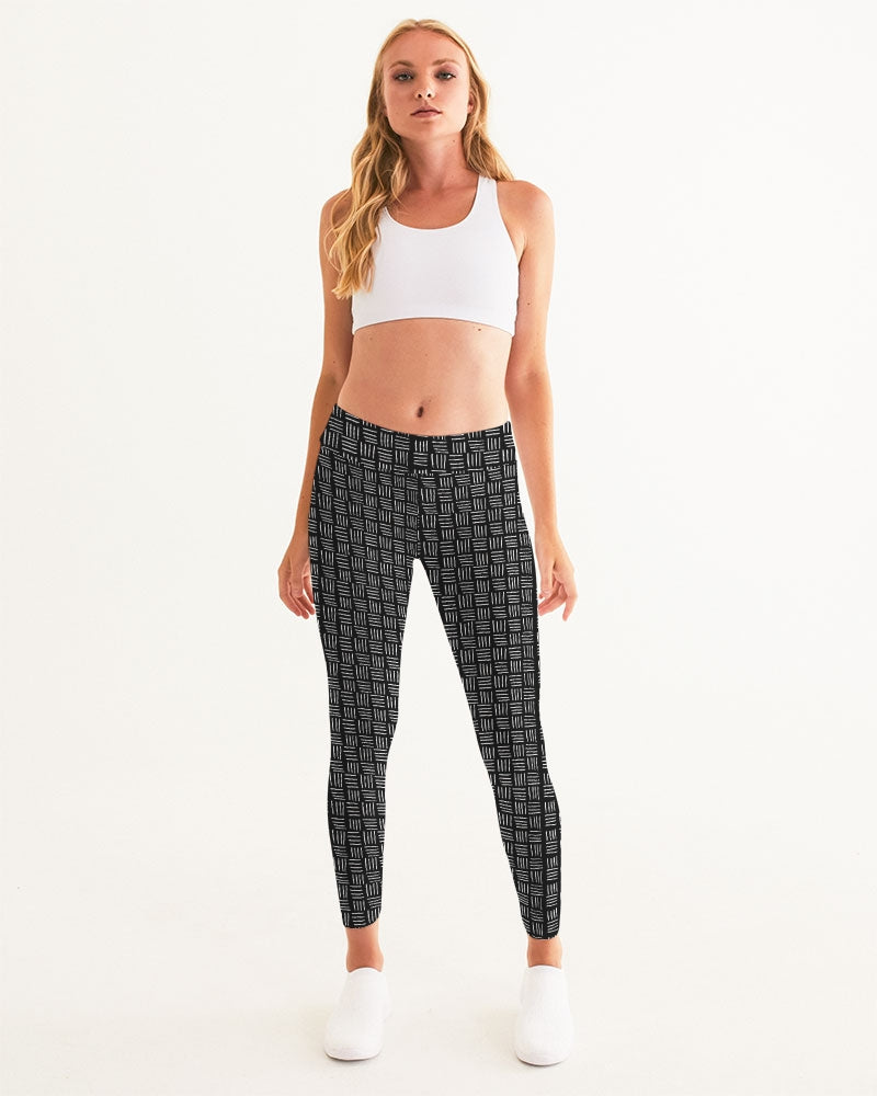 Basket Weave Overall Women's Yoga Pants