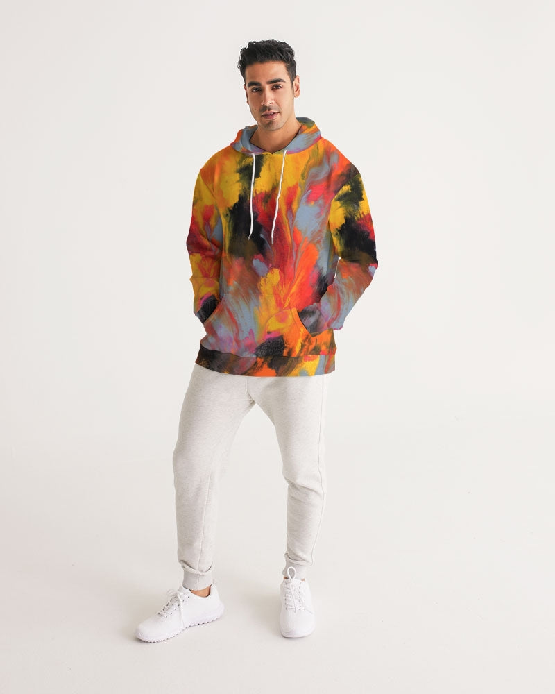 Orange Fling Men's Hoodie