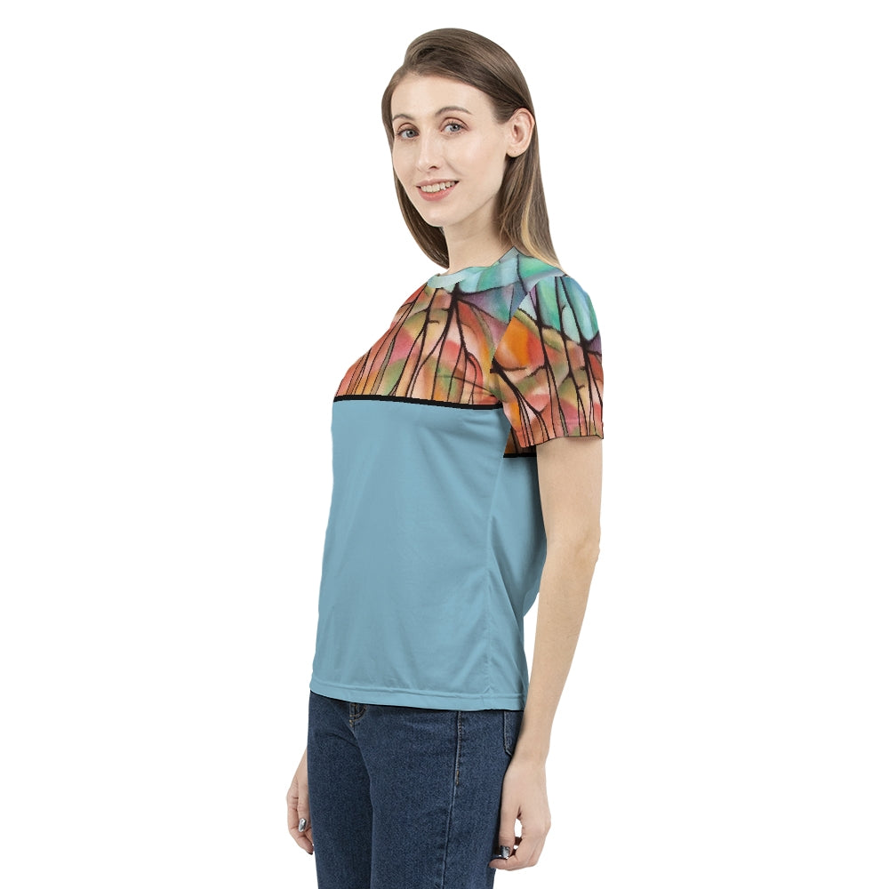 Warm Earth & Tropic Blue Women's Tee