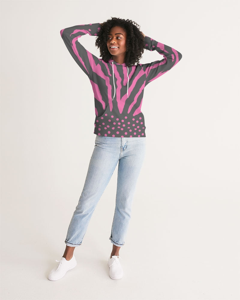 Zebra Pink Women's Hoodie