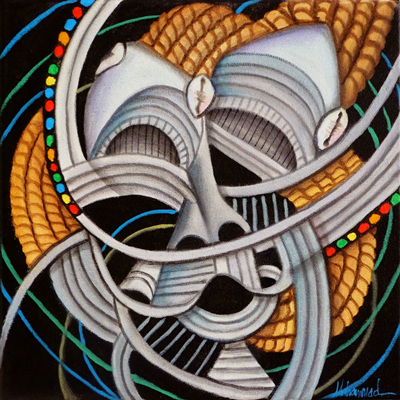 Maruvian Bakuba Mask