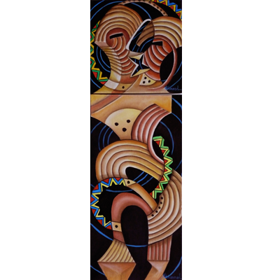 MARUVIAN HEALING II MASK DIPTYCH