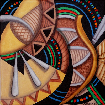 Maruvian Kalimba Mask