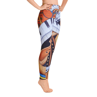 Sound of Soul Strings Yoga Leggings - Side