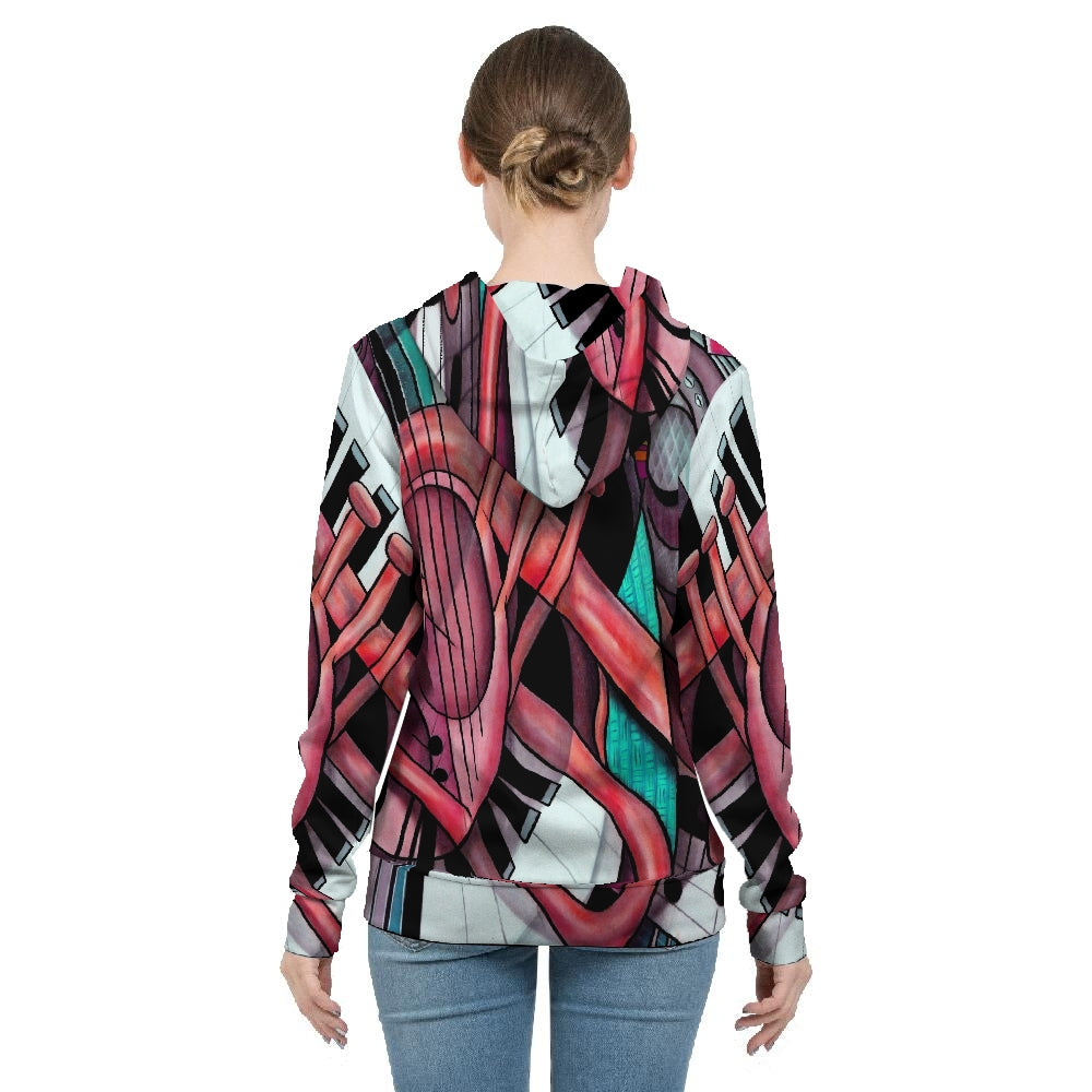 Jazzy Wine Women's Hoodie