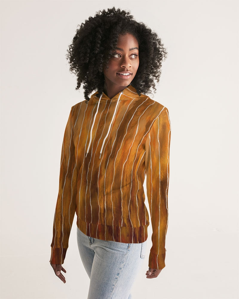 Gradient Stream Rust Women's Hoodie