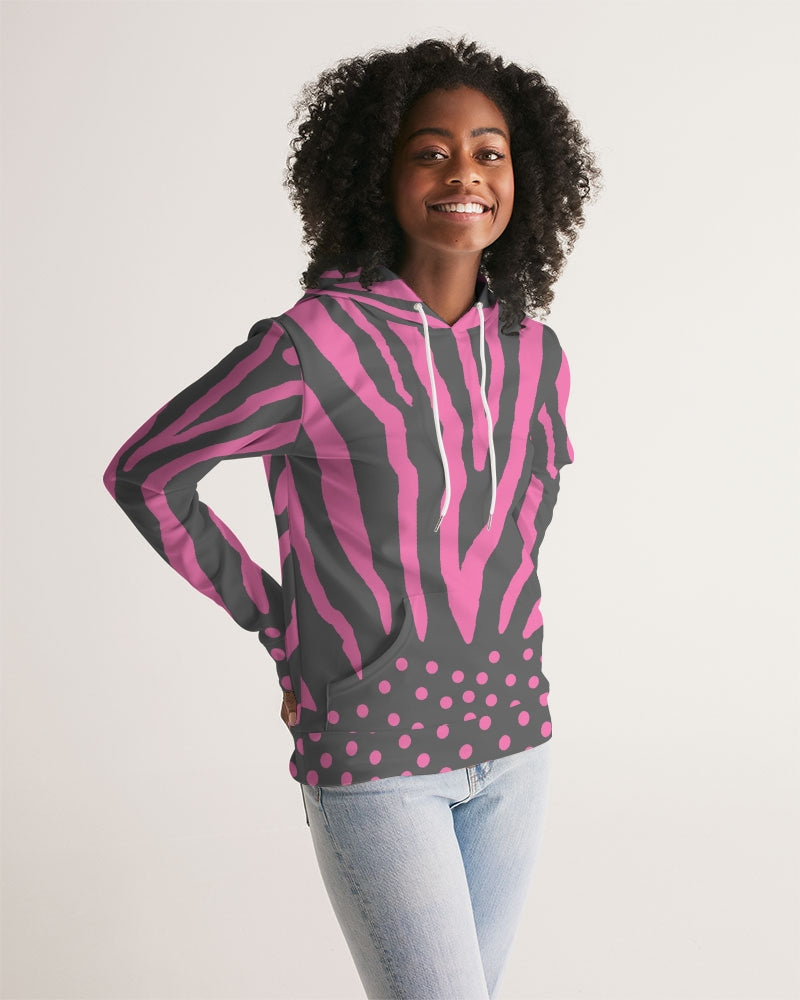 Zebra Pink Women's Hoodie