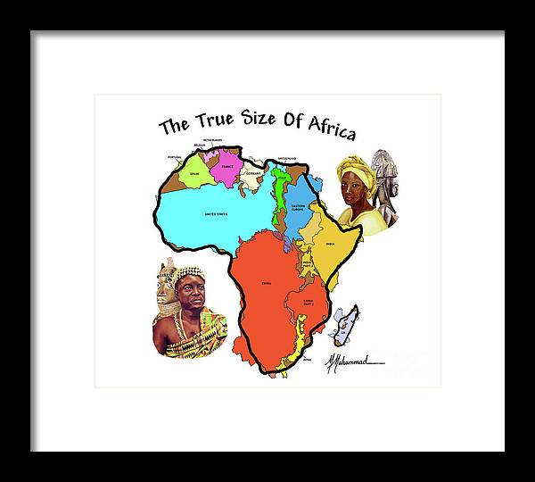 Africa In Perspective - Framed Print