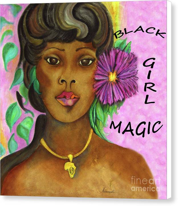 Black Girl Magic - Canvas Print