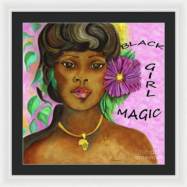 Black Girl Magic - Framed Print