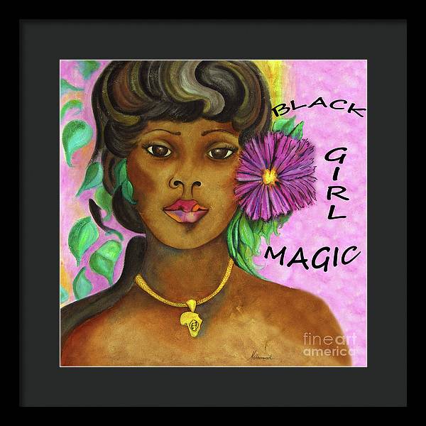 Black Girl Magic - Framed Print