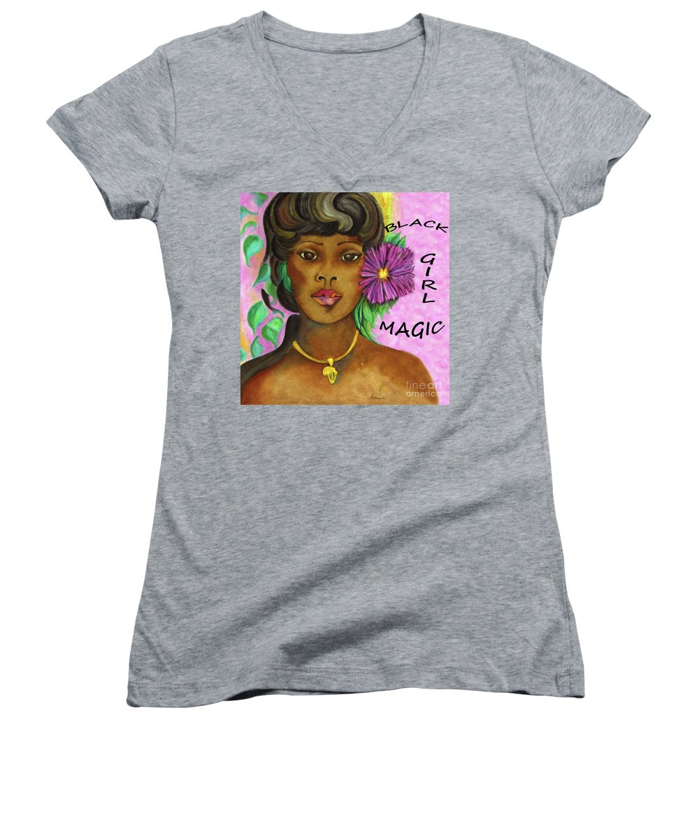 Black Girl Magic - Women's V-Neck