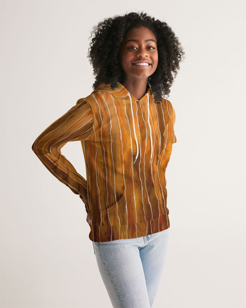 Gradient Stream Rust Women's Hoodie