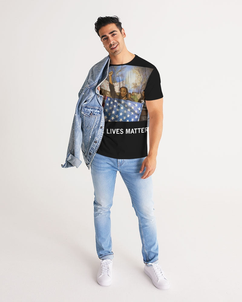 Black Lives Matter allover t shirt Men's Tee