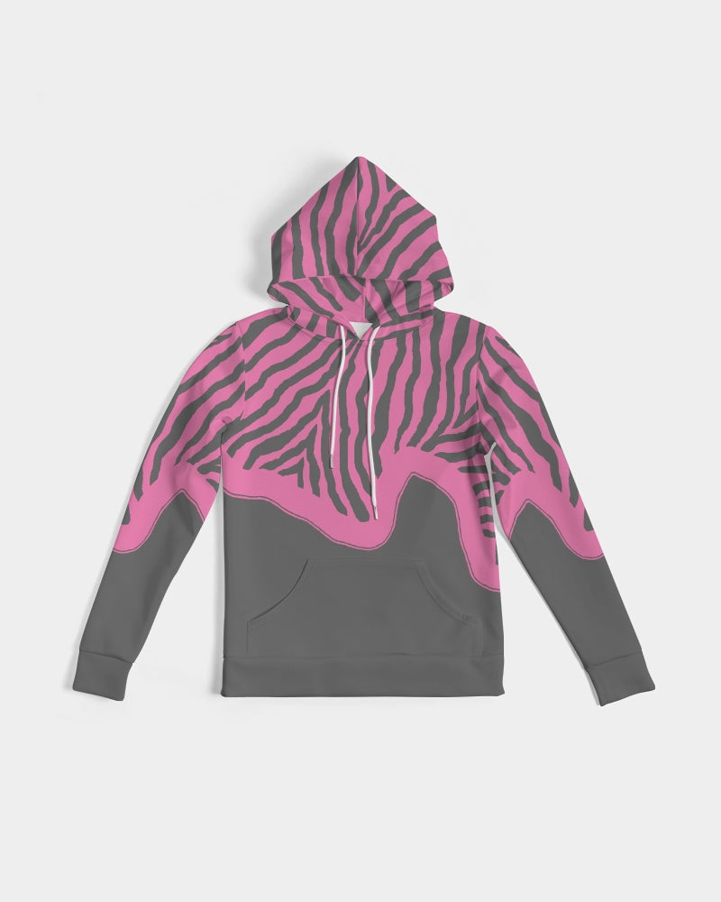 Zebra Pink 1 Women's Hoodie
