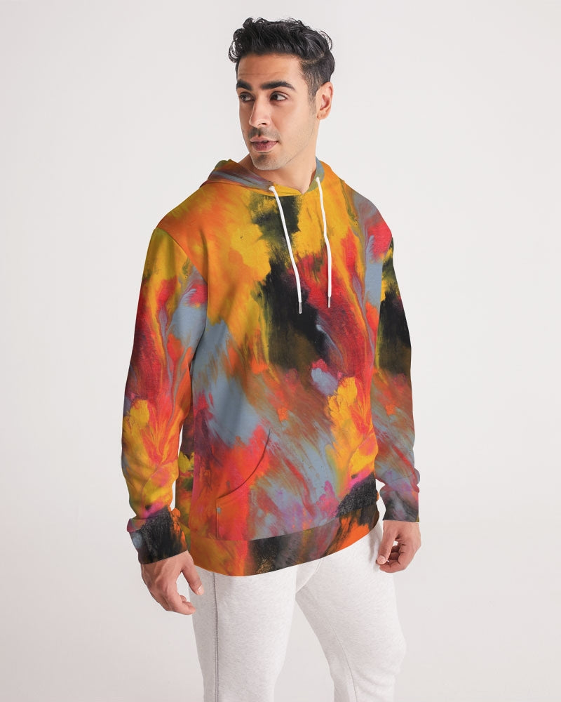 Orange Fling Men's Hoodie