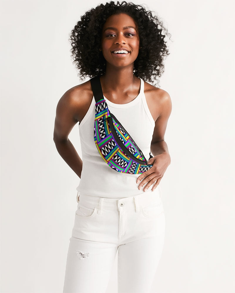 Kente Weave Crossbody Sling Bag