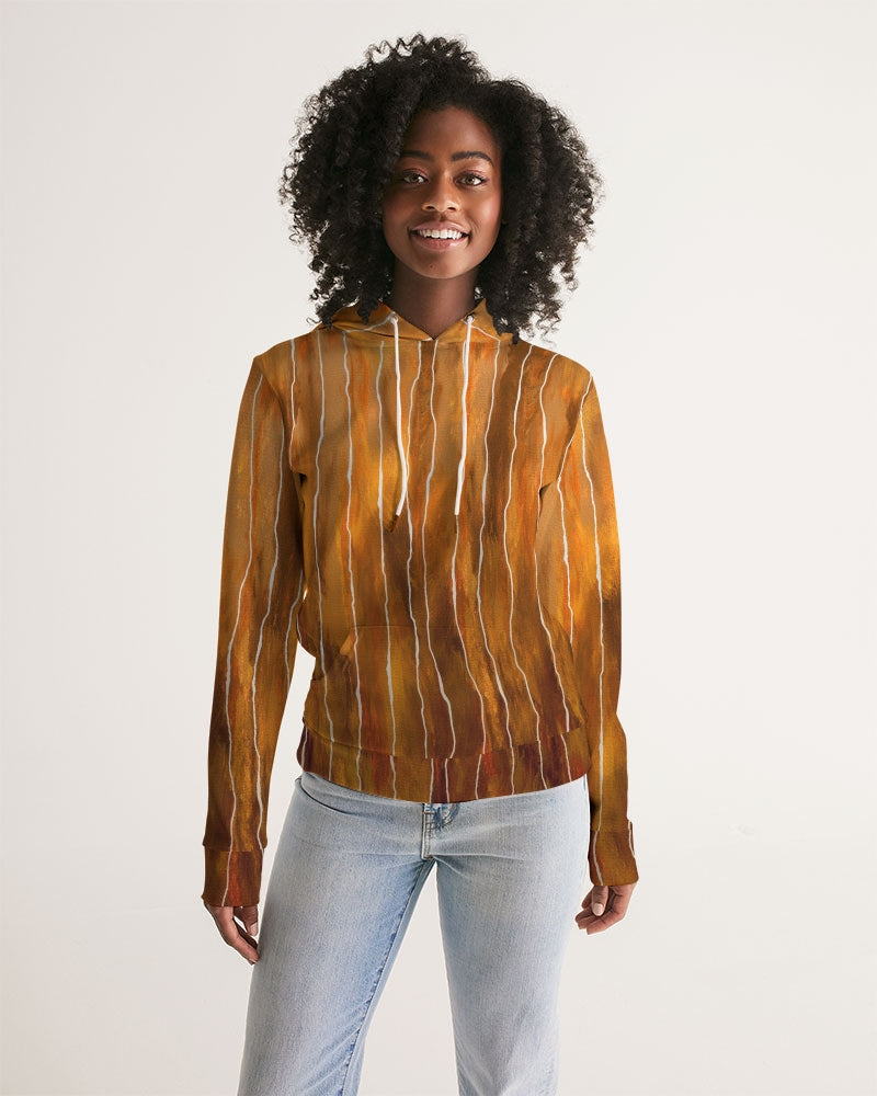 Gradient Stream Rust Women's Hoodie
