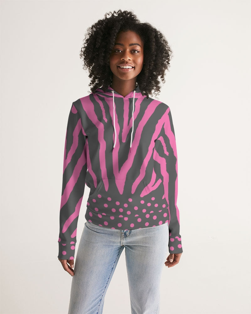 Zebra Pink Women's Hoodie