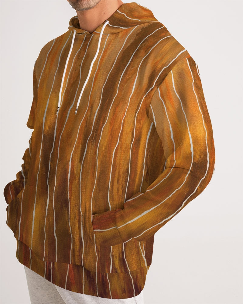 Gradient Stream Rust Men's Hoodie