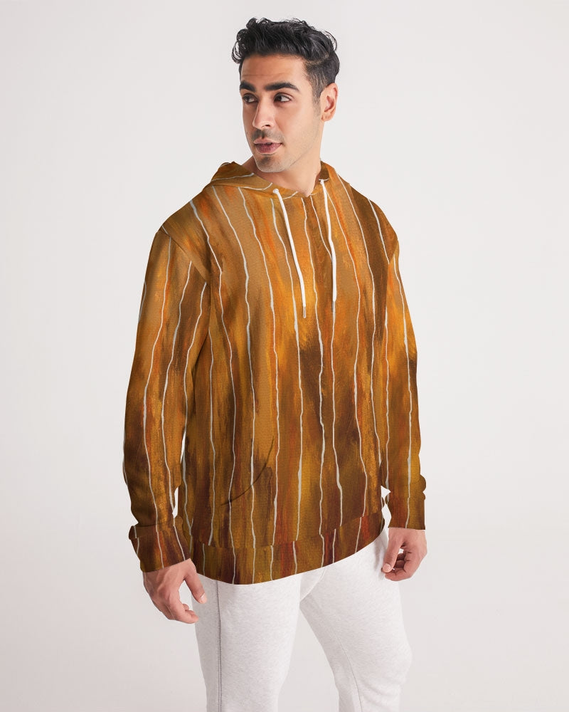 Gradient Stream Rust Men's Hoodie