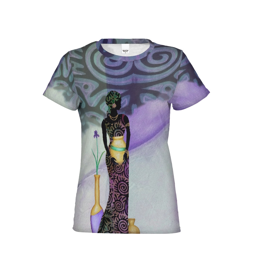 Fabric Queen & Purple Women's Tee
